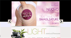 Desktop Screenshot of lightesteticabenessere.it